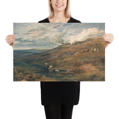 Dartmoor: The Source of the Tamar and the Torridge by Turner, 1813