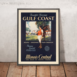 Mississippi Gulf Coast Travel Poster by Paul Proehl