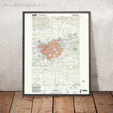 Map of Walla Walla, Washington by USGS, 1998 – College Place, Mill Creek & Blue Mountains