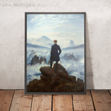 Wanderer above the Sea of Fog by Caspar David Friedrich, 1817