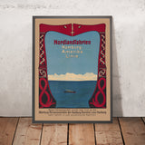 Norway Travel Poster: Nordlandfahrten by Carl Langhein