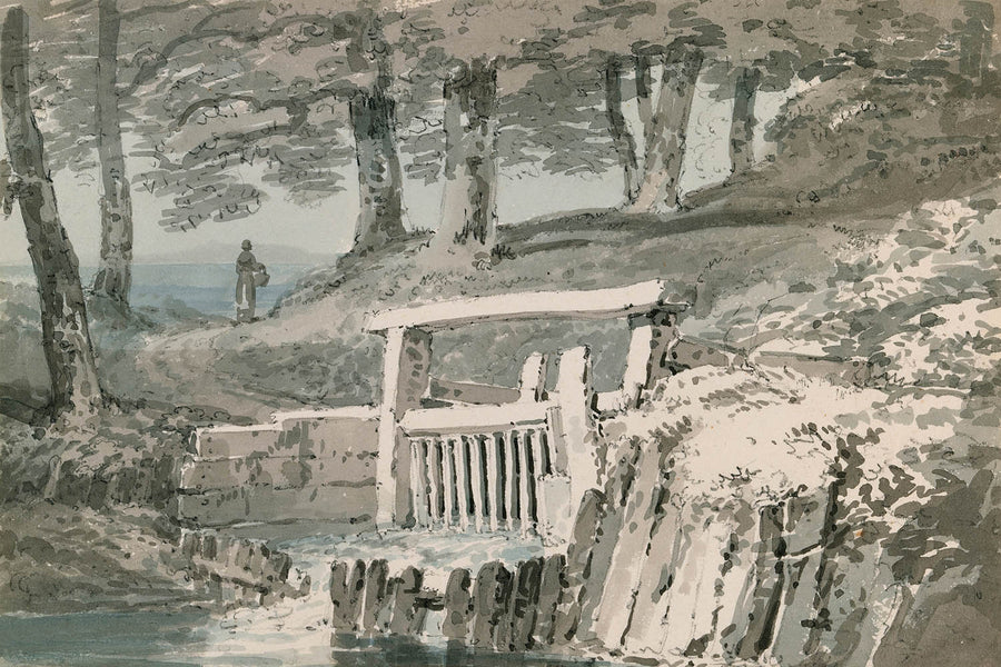 Schleusentor, Netley Abbey, Hampshire von Turner 1794 