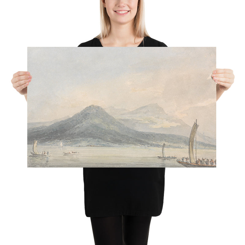 Von der Isola Borromena Lago von Turner, 1795 