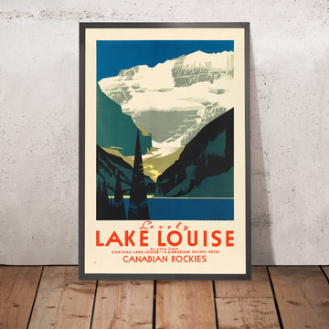 A framed image of 
