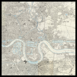 Mapa antiguo personalizado de Tower Hamlets 
