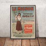 Le Mignon Vintage Aperitif Poster, 1890
