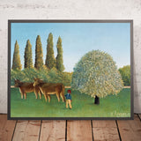 Prato (Il Pascolo) di Henri Rousseau, 1910 