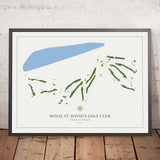 Royal St. David's Golf Club: Modern Golf Course Map