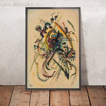 A framed image of 