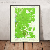 Old Map of Spirit Lake, Idaho by USGS, 1961 – Coeur d'Alene & Kaniksu National Forests