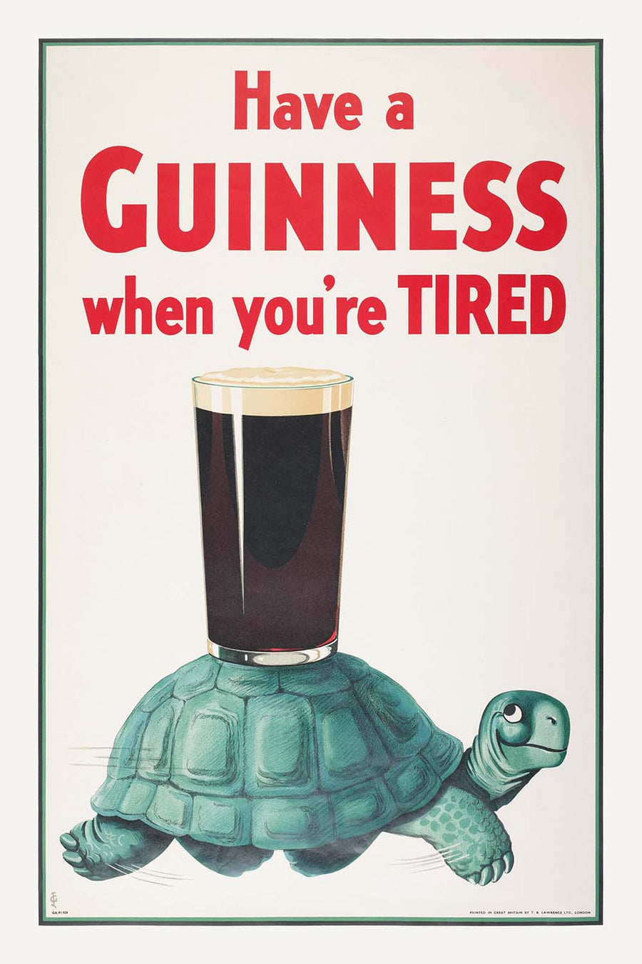 Have a Guinness When You’re Tired by John Gilroy, 1936