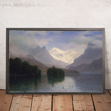 A framed image of 