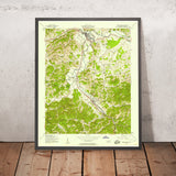 Old Map of Pigeon Forge, Tennessee by USGS, 1956 – Sevierville & Little Pigeon River