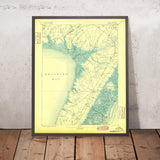 Old Map of Stone Harbor, New Jersey by USGS, 1894 – Dennisville, Great Sound & Delaware Bay
