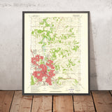 Old Map of Rochester, Minnesota by USGS, 1972 – Mayo Clinic, Silver Lake & Cascade Creek
