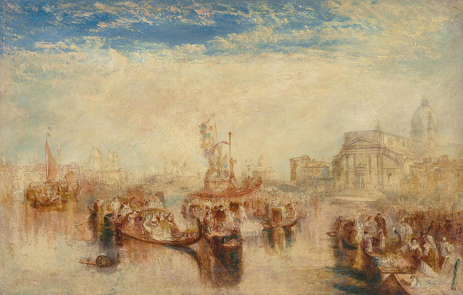 Einzahlung von John Bellinis Drei Bildern in La Chiesa Redentore, Venedig von Turner, 1841 