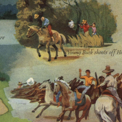 The Adventures of Huckleberry Finn by Henry, 1959: Mississippi River, St. Petersburg, Cairo, Wilks House, Grangerfords