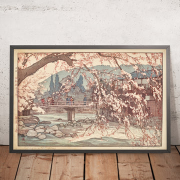 A framed image of 