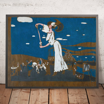 A framed image of 