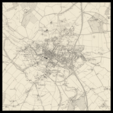 Mapa antiguo personalizado de St Albans 