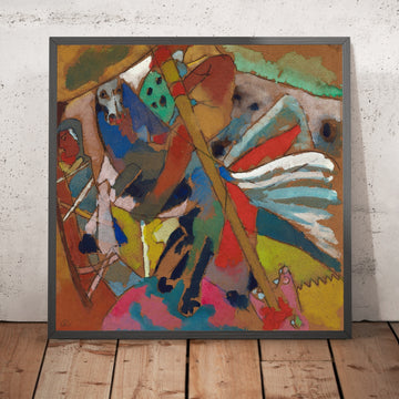 A framed image of 