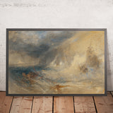 Der Leuchtturm des langen Schiffs, Land's End von Turner, 1834 
