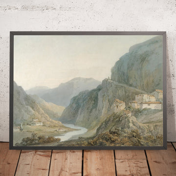 Una imagen enmarcada de Ascent To The Cascade Of Terni de Turner, 1800