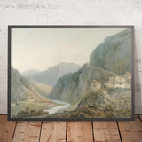 Ascension vers la cascade de Terni par Turner, 1800 