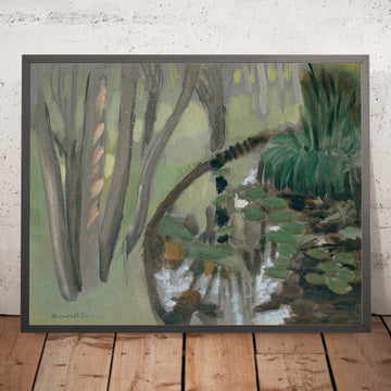 Ein gerahmtes Bild von Le ruisseau, Maintenon (Der Bach, Maintenon) von Henri Matisse, 1918