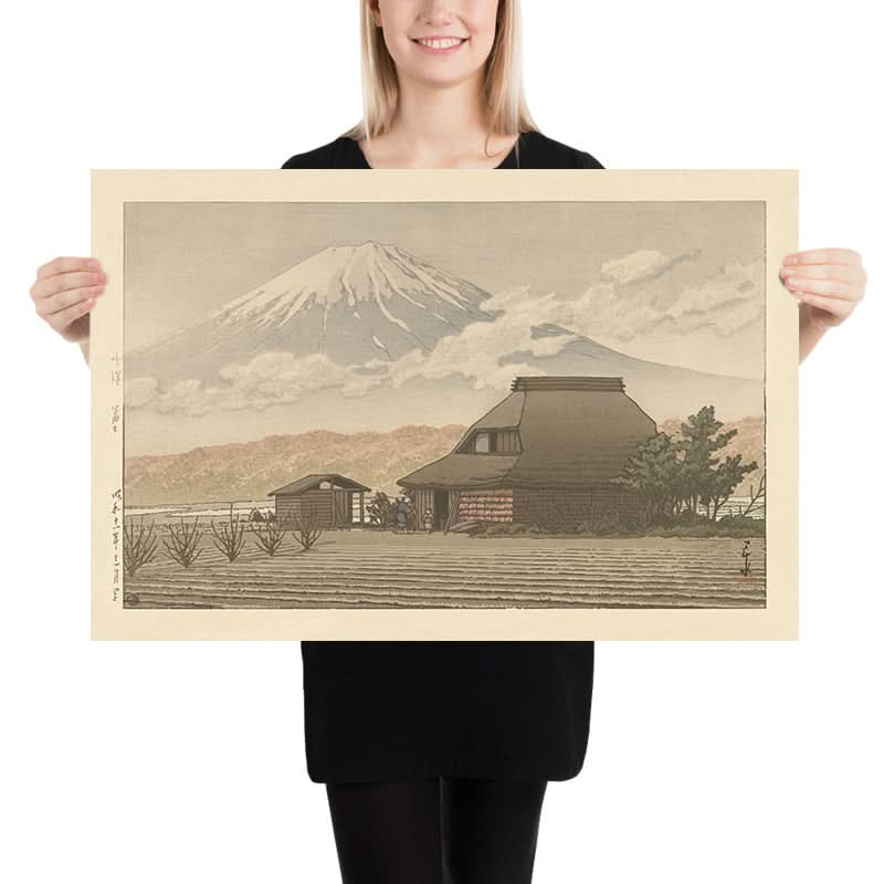 Mt. Fuji aus dem Dorf Narusawa von Hasui Kawase, 1936