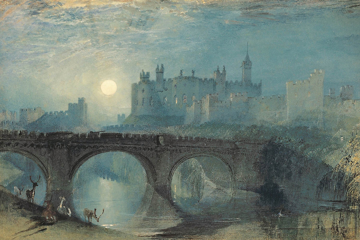 Château d'Alnwick par Turner, 1829 