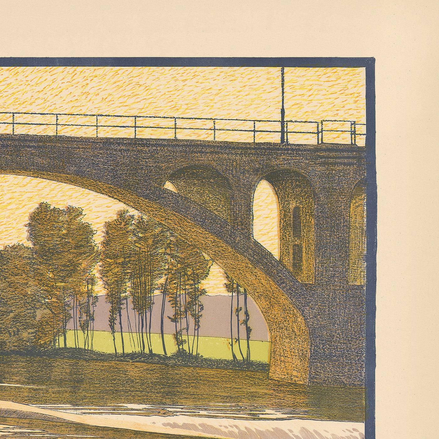 Zurich Travel Poster: Bremgarten-Dietikon-Bahn by Plinio Colombi, 1912