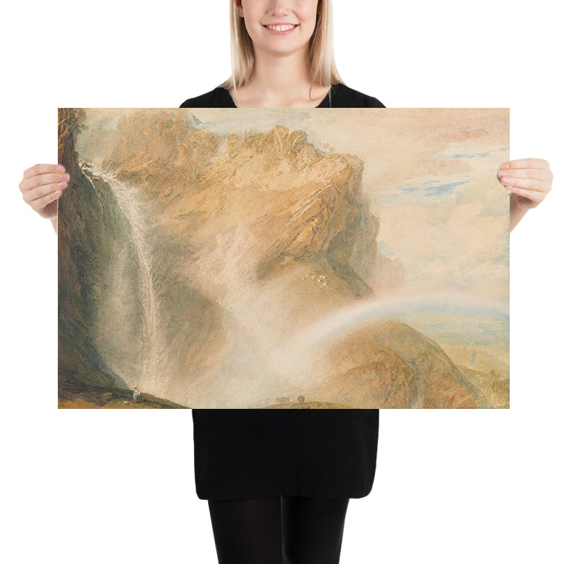 Oberer Fall des Reichenbachs: Regenbogen von Turner, 1810 