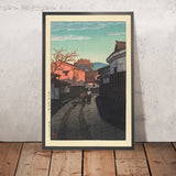 Wadahama en la Prefectura de Kagawa por Hasui Kawase 1935 