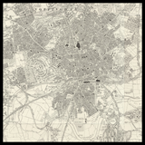 Personalised Old Map of Carlton