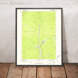 Old Map of Lincoln, New Hampshire by USGS, 1967 – White Mountains, Franconia Notch & Loon Mountain