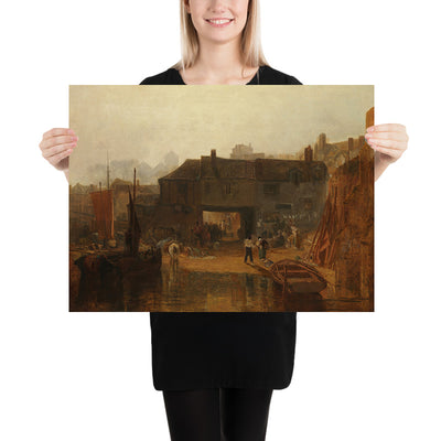Saltash mit der Wasserfähre, Cornwall von Turner, 1811 