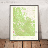 Old Map of Salida, Colorado by USGS, 1956 – Arkansas River, Mount Shavano & Collegiate Peaks