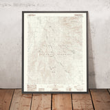 Map of Death Valley National Park, California by USGS, 1986 – Emigrant Canyon & Luck Mountain