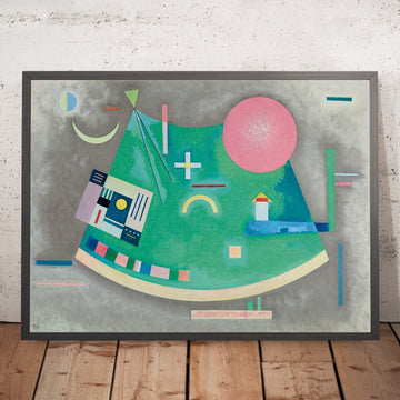 A framed image of 