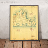 Old Map of Edgartown, Massachusetts by USGS, 1894 – Martha’s Vineyard, Oak Bluffs & Vineyard Haven