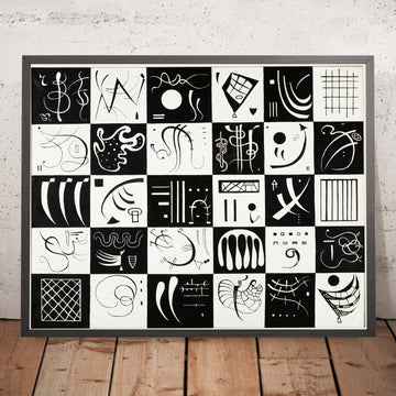 A framed image of 