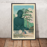 Der große Buddha von Kamakura von Hasui Kawase, 1935 