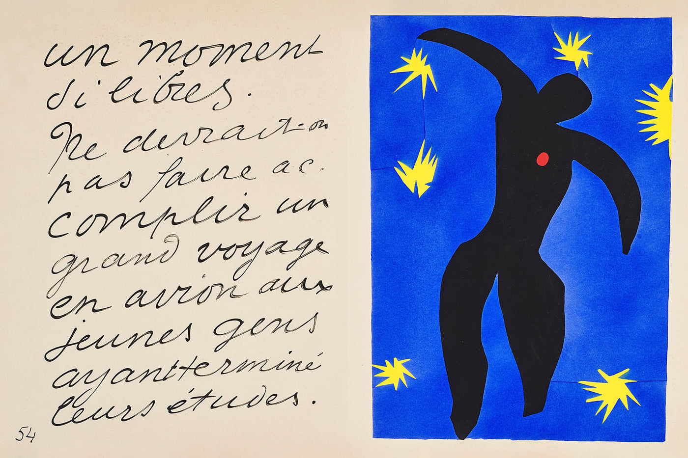 Icarus by Henri Matisse, 1947