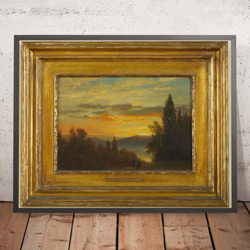 A framed image of 