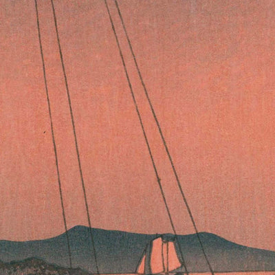 Hayama in Iyo by Hasui Kawase, 1935