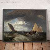La unión del Támesis y el Medway por Turner, 1807 