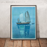Hansen (Sailing Boats) by Yoshida Hiroshi, 1921