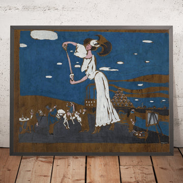 A framed image of 