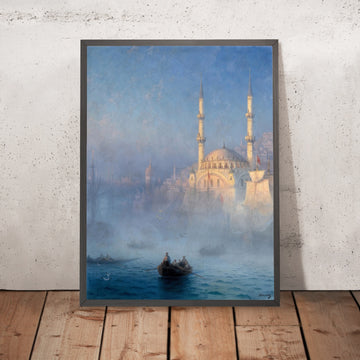 A framed image of Constantinople by Ivan Konstantinovich Aivazovsky, 1817